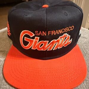 San Francisco Giants Black and Orange Cap